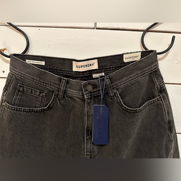 Superdry High-Rise Straight Jeans - Picture 5 of 6